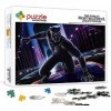 Puzzle 1000 Pièces pour Adultes, Puzzle Film Black Panther, Petit Mini Puzzle des Énigmes Robustes Et Épaisses Difficiles, Co