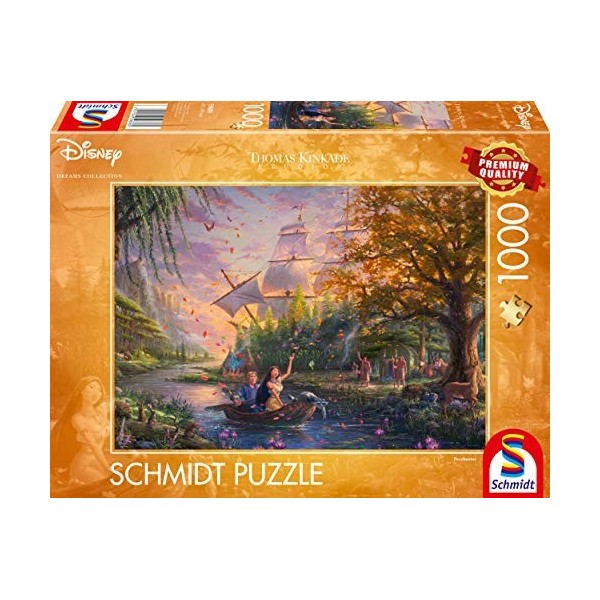 Schmidt, Thomas Kinkade: Disney Pocahontas Puzzle - 1000pc, Puzzle, Ages 12+, 1 Players