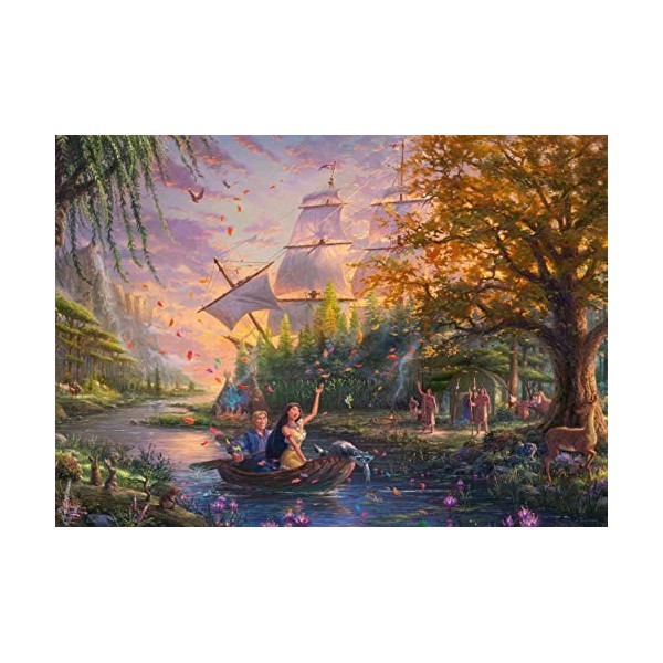 Schmidt, Thomas Kinkade: Disney Pocahontas Puzzle - 1000pc, Puzzle, Ages 12+, 1 Players