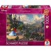 Schmidt Spiele-La Belle au Bois 57369 Thomas Kinkade, Disney, Sleeping Beauty Dancing in The Enchanted Light, Puzzle de 1000 