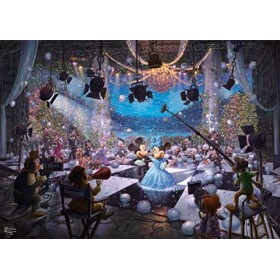 Schmidt Spiele 57595 Thomas Kinkade, Disney, 100 Jahre Sonderedition 1, édition limitée, 1000 Teile Puzzle