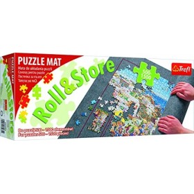 Trefl-500-1500 Transporter et Ranger des pièces Velcro Solide, Grande Taille, TR60985, Tapis de Puzzle, 500-1500 Teile