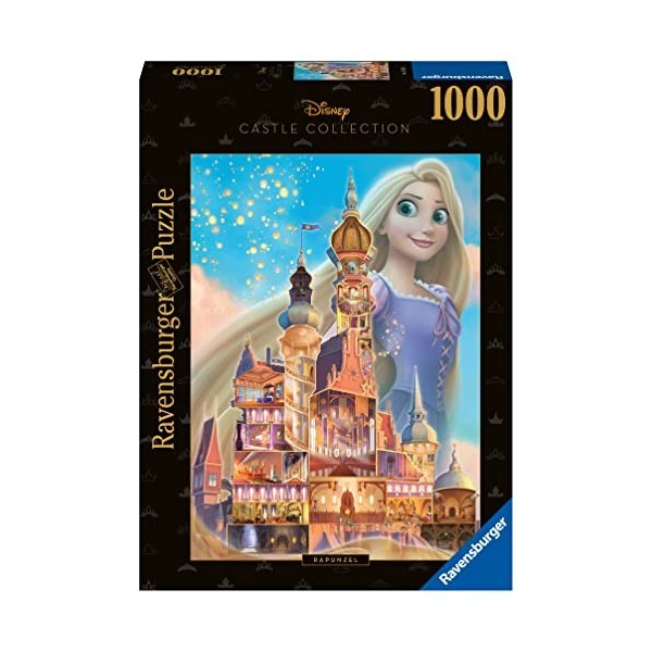 Ravensburger - Puzzle 1000 pièces - Puzzle Adulte - Dès 12 ans - Raiponce - Collection Château des Disney Princesses - Puzzle