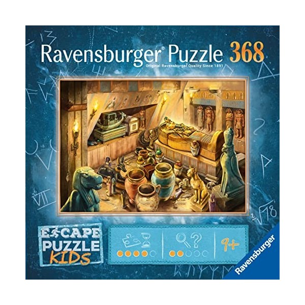 Ravensburger - Puzzle Enfant - Escape Puzzle Kids - 368 pièces - dans lÉgypte Ancienne - Le Premier Puzzle inspiré des Escap