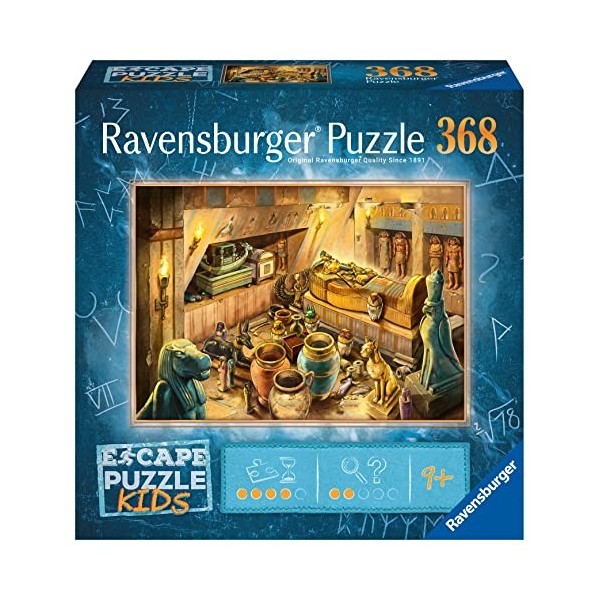 Ravensburger - Puzzle Enfant - Escape Puzzle Kids - 368 pièces - dans lÉgypte Ancienne - Le Premier Puzzle inspiré des Escap