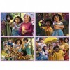 Educa - Multi 4 Encanto | Ensemble de 4 Puzzles pour Enfants progressifs de 50 à 150 pièces. Mesure Une Fois monté: 34 x 24 c