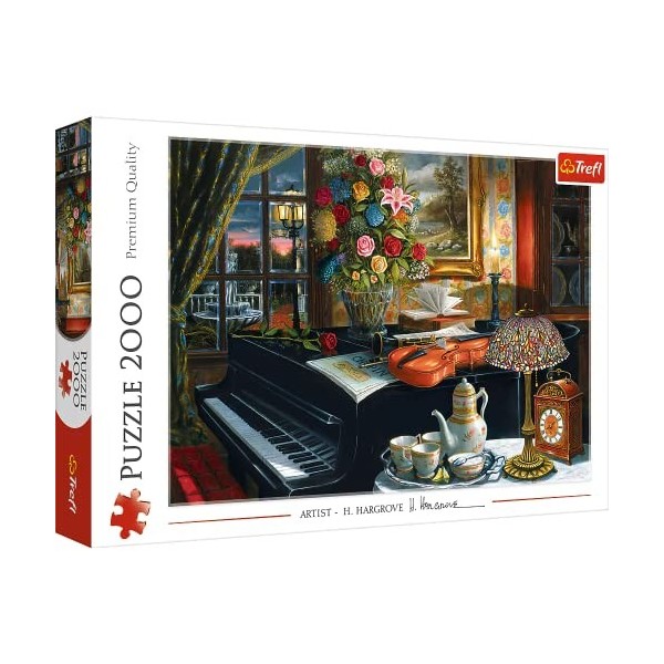 Trefl, Sons, 2000 Pièces, Instruments, Intérieur, Musique, Amusement Créatif, Coloré Réduction du Stress, Classique, Puzzle p