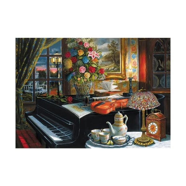 Trefl, Sons, 2000 Pièces, Instruments, Intérieur, Musique, Amusement Créatif, Coloré Réduction du Stress, Classique, Puzzle p