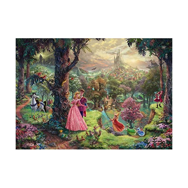 Schmidt Spiele CGS_59474 Thomas Kinkade Disney Puzzle, Multicolor