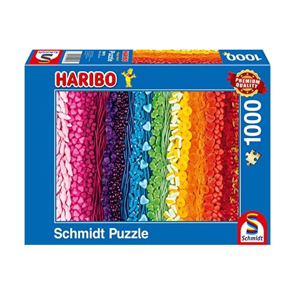 Schmidt Spiele 59970 Haribo Happy World 1000 Piece Jigsaw Puzzle, Multicolore