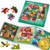 Quokka Jeu magnétique à partir de 2 à 3 Ans – Puzzle Occupation dans lavion pour Tout-Petit – Voiture Dinosaure Animale, Jeu