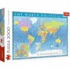 Trefl Islande 2000 Pièces Qualité Premium pour Adultes et Enfants à partir de 12 Ans Puzzle, TR27099, Carte du Monde Politiqu