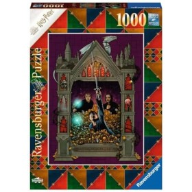 Ravensburger - Puzzle Adulte - Puzzle 1000 p - Harry Potter et les Reliques de la Mort 2 Collection Harry Potter MinaLima -