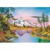 Schmidt Spiele 57535 Bob Ross, Réflexions, 1000 pièces Puzzle