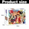 IOSCDH Puzzle Adulte, Puzzle One-Piece, Puzzle de qualité supérieure, Anime Cartoon Puzzle 1000 Pièces Puzzle en Bois Affiche