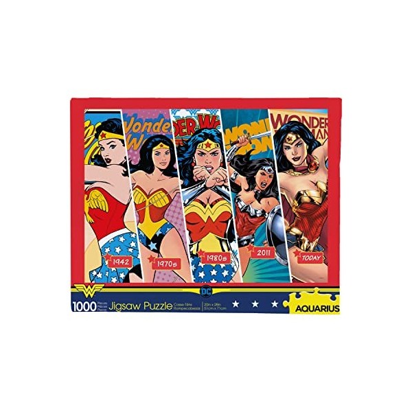 Aquarius DC Wonder Woman Puzzle 1000 Piece Jigsaw Puzzle - Officially Licensed DC Comics Merchandise & Collectibles - Glare
