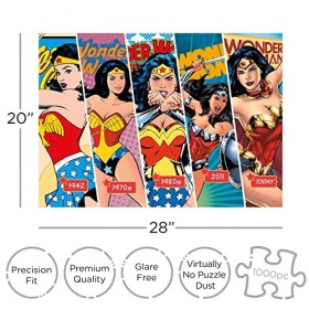 Aquarius DC Wonder Woman Puzzle 1000 Piece Jigsaw Puzzle - Officially Licensed DC Comics Merchandise & Collectibles - Glare