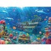 Ravensburger- Ocean Puzzle 200 pièces Extra Larges pour Enfants à partir de 8 Ans, 12944, Multicolore