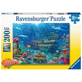 Ravensburger- Ocean Puzzle 200 pièces Extra Larges pour Enfants à partir de 8 Ans, 12944, Multicolore