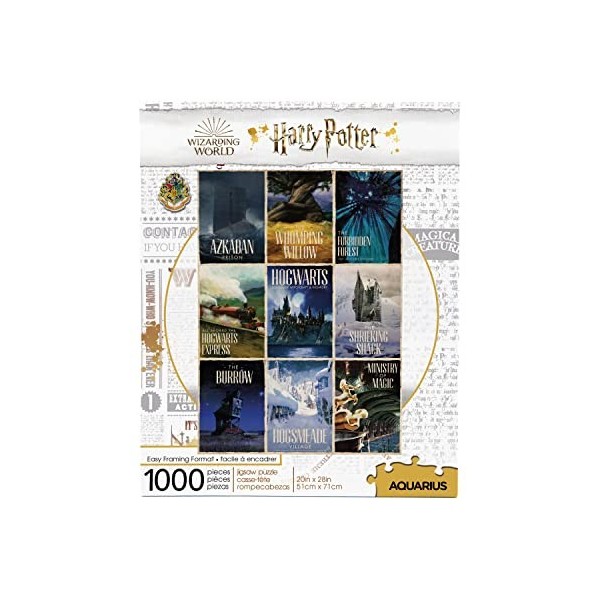 Aquarius Harry Potter Puzzle 1000 pièces 710 mm x 510 mm, 65383, Multicolore, Taille Unique