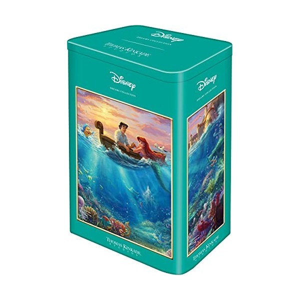 Schmidt Spiele- Thomas Kinkade Disney Ariel Puzzle 500 pièces dans Une boîte rétro, 59927, Coloré