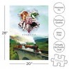 Aquarius- Harry Potter Express Puzzle, 65344, Multicolore, 1000