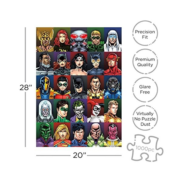 dc comics- Puzzle, 65359, Multicolore