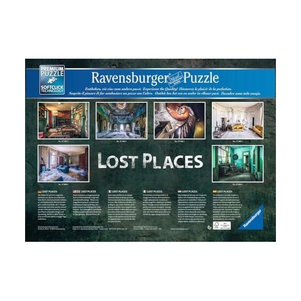 Ravensburger - Puzzle 1000 pièces - Souvenirs dantan Lost Places - Adultes et enfants dès 14 ans - Puzzle de qualité supér