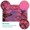 Puzzle 1000 pièces Cerisiers en Fleurs Puzzles Garçons et Filles Puzzle Difficulté Puzzle Paysage Japonais Puzzle Éducation J