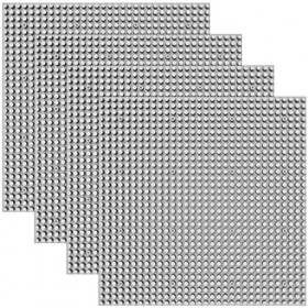 ANDIMEI Plaque Base Classic 32x32 - Lot de 4 25.5 x 25.5cm Grande Planche Classiques Baseplate Classic Construction Platte Co