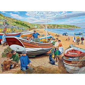 Ravensburger Happy Days at Work No.19 – The Fisherman Puzzle 500 pièces pour Adultes et Enfants à partir de 10 Ans, 16414