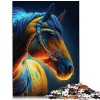Puzzles tête Mort Flammes pour Adultes et enfantsCardboard Puzzles Puzzles pour Adultes 1000 pièces pour Adultes et Enfants à