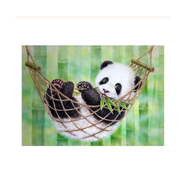 Puzzle 1000 pièces-Hamac Panda Adulte Loisirs et Divertissement Puzzle-Enfants Jouet Éducatif Décoration