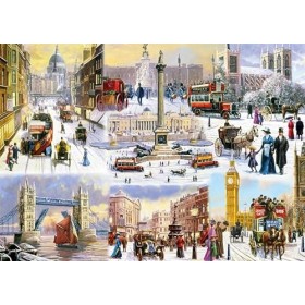 Jumbo- A Winter in London Puzzle, 11306, Multicolore