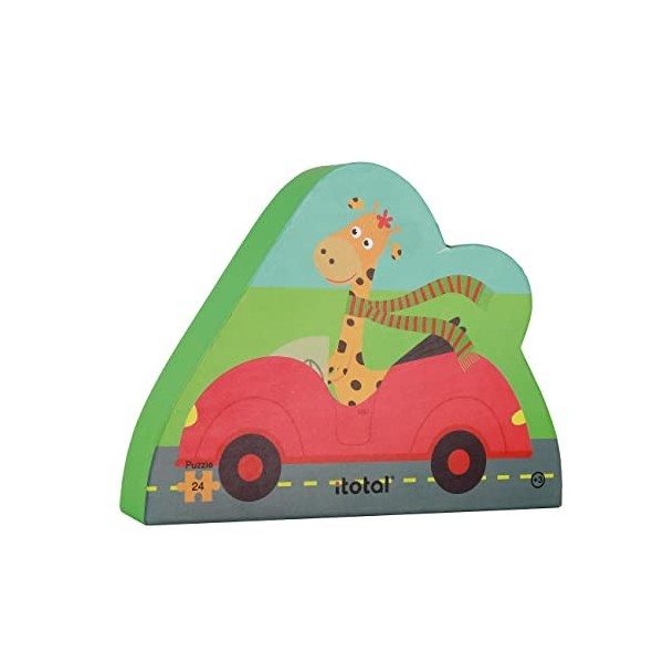 I-TOTAL ® - Puzzle amusant pour enfants avec emballage moulé, adapté aux enfants de années 3+ | Emballage de 24 pièces Motif 