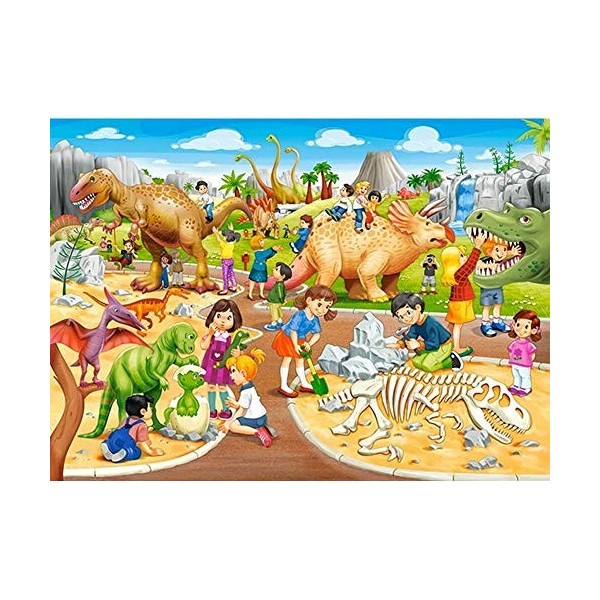 Castorland B-070046 Dinosaur Park 70 Pièces Puzzle Multicolore