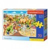 Castorland B-070046 Dinosaur Park 70 Pièces Puzzle Multicolore