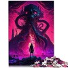 Puzzles pour Adultes Puzzle Monster Titan Cat Kraken Puzzles en Carton 1000 pièces Puzzles pour Enfants à partir de 12 Ans Je