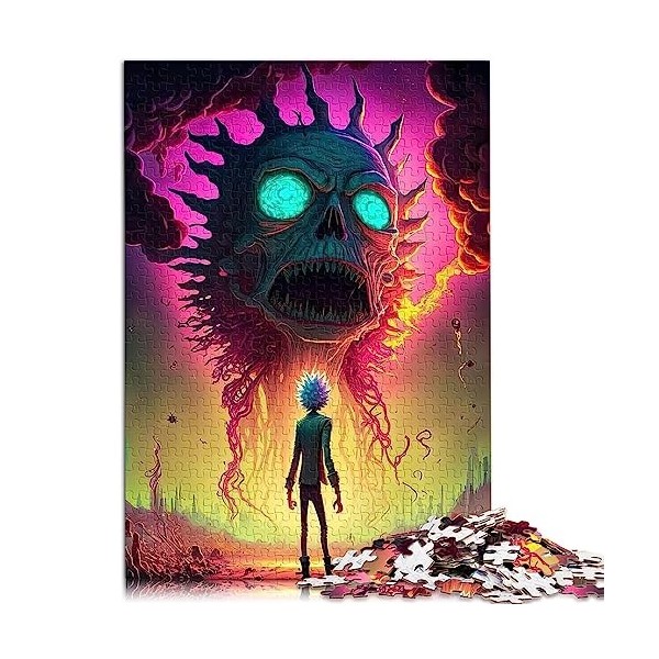 Puzzles pour Adultes Puzzle Monster Titan Cat Kraken Puzzles en Carton 1000 pièces Puzzles pour Enfants à partir de 12 Ans Je