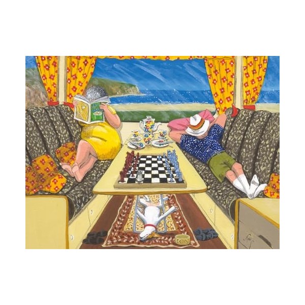 All Jigsaw Puzzles- Smart Move-The Camping Collection-Puzzle TRAI Hiscock 500 pièces, AJP13015