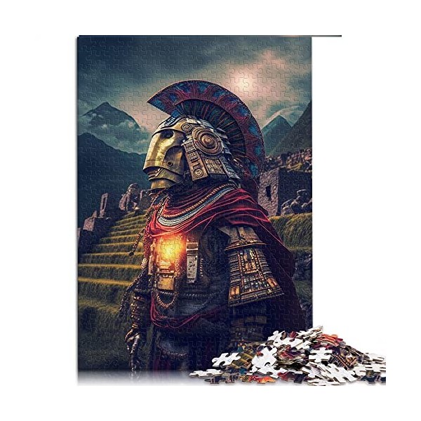 Puzzle 1000 pièces pour Adultes Astronaute Puzzle pour Adultes Puzzles en Carton Jeu Difficile （Taille 26x38cm）