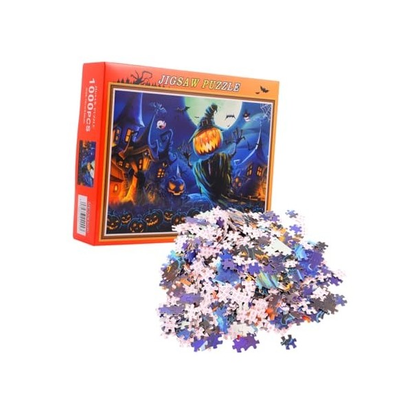 TOYANDONA 1 Boîte 1000 Pièces Puzzle Les Jouets denfants Énigmes Éducatives Casse-tête pour Enfants Cotillons dhalloween Jo