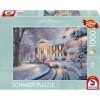 Schmidt Spiele 58781 Puzzle Thomas Kinkade Graceland Christmas 1000 pièces, Multicolore