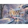 Schmidt Spiele 58781 Puzzle Thomas Kinkade Graceland Christmas 1000 pièces, Multicolore