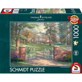 Schmidt Spiele Puzzle 58783 Thomas Kinkade, Graceland 50e Anniversaire, 1000 pièces, Multicolore