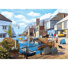 Ravensburger Tranquil Harbour Puzzle à 500 pièces pour Adultes et Enfants à partir de 10 Ans
