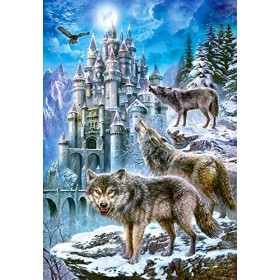 Castorland - C-151141-2 - Puzzle - Loups et Château - 1500 Pièces
