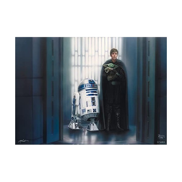 Schmidt Spiele Puzzle 1000 Pezzi The Mandalorian – Turning Point | Artwork Di Thomas Kinkade | Dimensioni 69,3 X 49,3 Cm | Dai 12 Anni