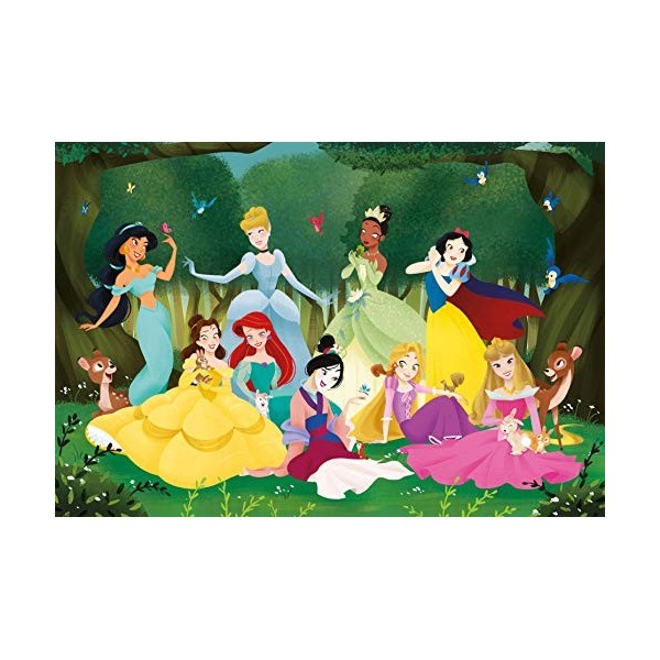 Clementoni- Puzzle Maxi Princesas 24pzs Disney Princess Play for Future Princess-24 pièces Enfant-matériaux 100% recyclés-fab