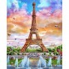 Puzzle de 300 pièces de la Tour Eiffel pour adultes et enfants - Cadeau créatif - 40 x 28 cm